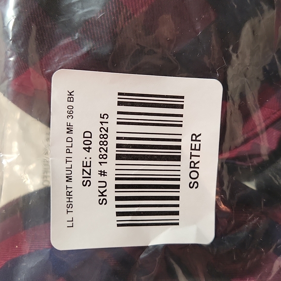 ❤️NWT VINTAGE TORRID BRA PLAID PRINT, UNDERWIRE, LINED, T-SHIRT, BACK SMOOTH 40D - Picture 6 of 10